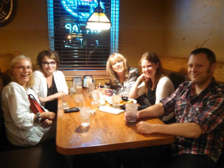 Authors after the event!