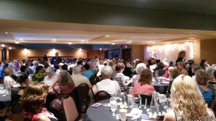 A shot of the guests