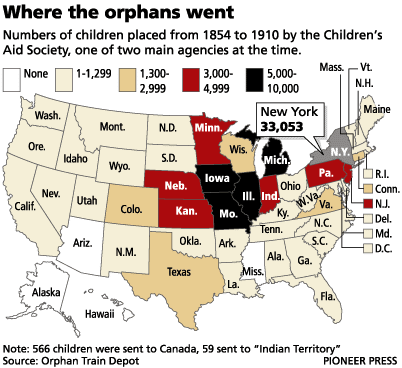 Orphan Train, Minnesota, Book JOurney