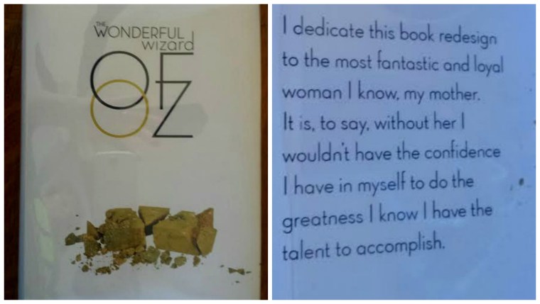 Redesign by my son - inside back cover dedicated to me :)