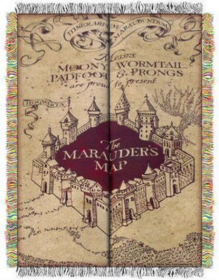 mauders map, book journey