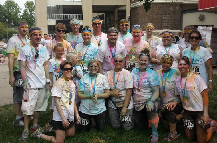 Book Journey, Color Run St Paul, Sheila DeChantal, Justin DeChantal